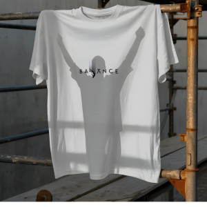 oversized streetwear t-shirt balance graphic oversized streetwear t-shirt unisex fit premium cotton oversized t-shirt front print