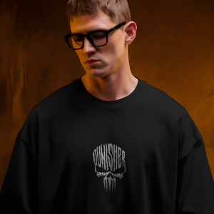 Punisher Oversized Streetwear T-Shirt
