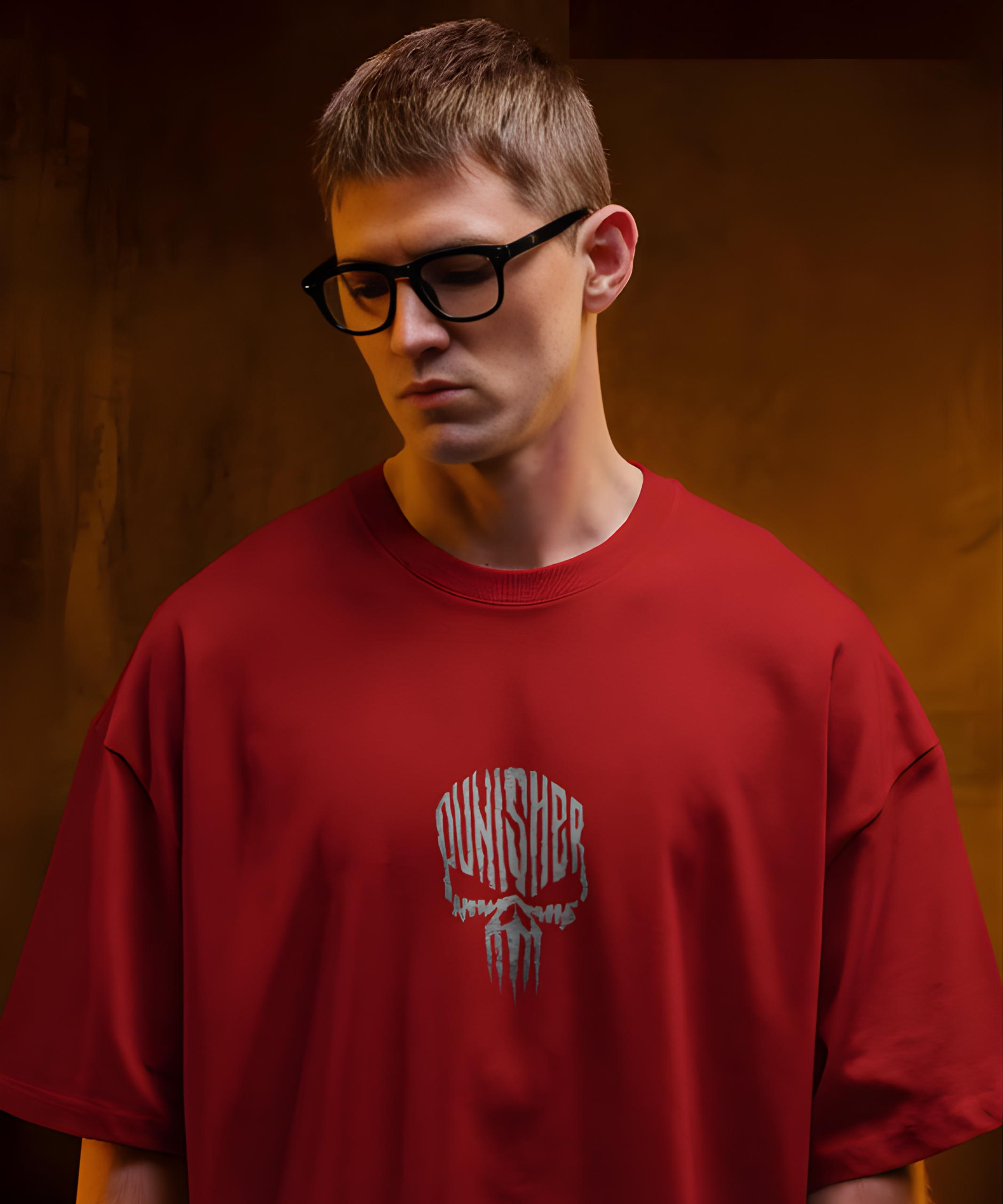 Punisher Oversized Streetwear T-Shirt - Image 4
