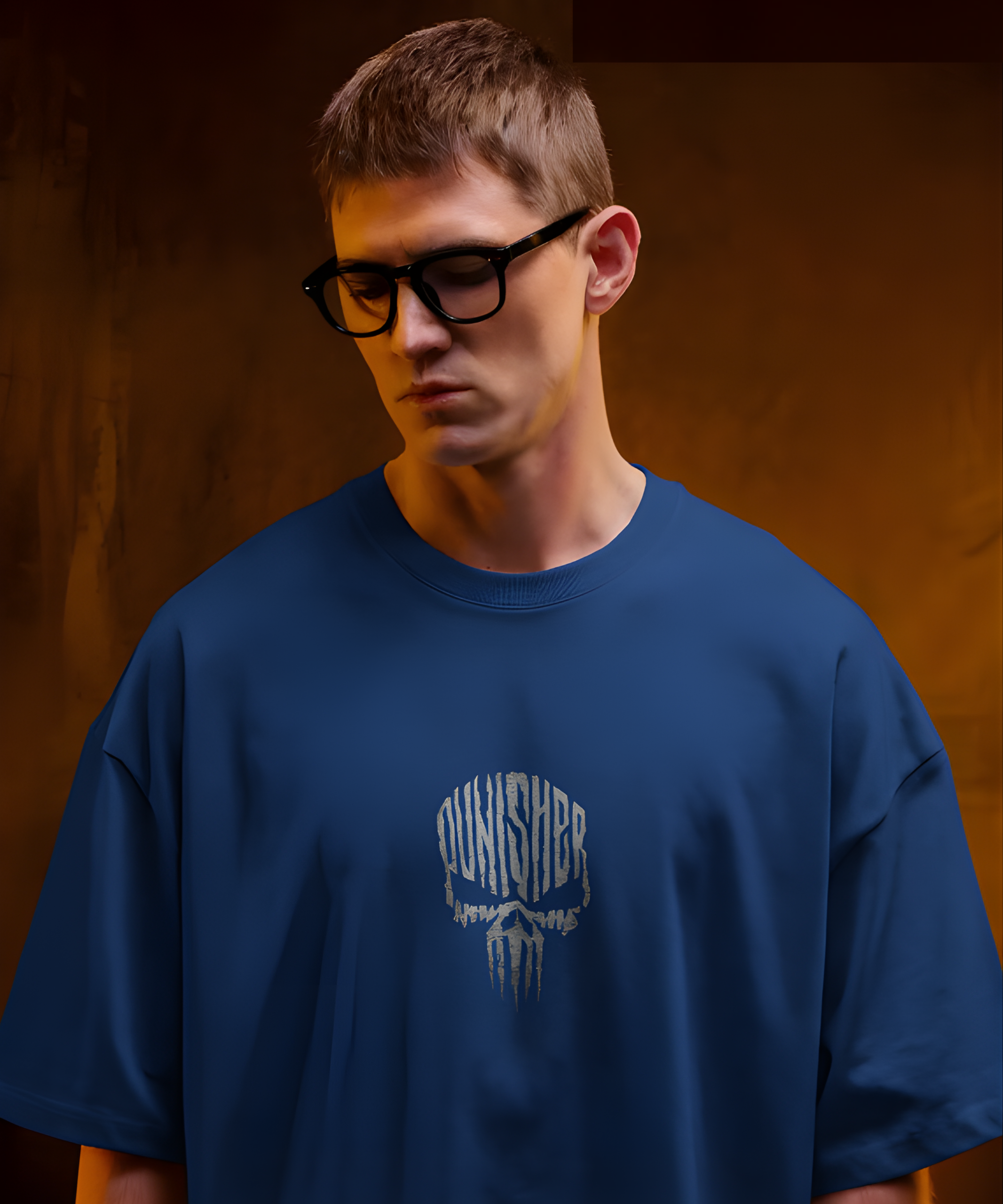 Punisher Oversized Streetwear T-Shirt - Image 3