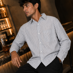 Coastal Stripe Casual Shirt