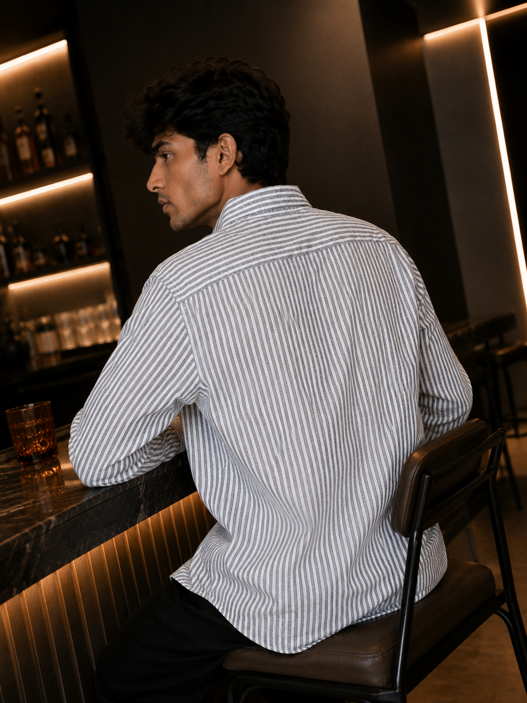 Coastal Stripe Casual Shirt - Image 2